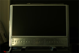 incandescent LCD, front view